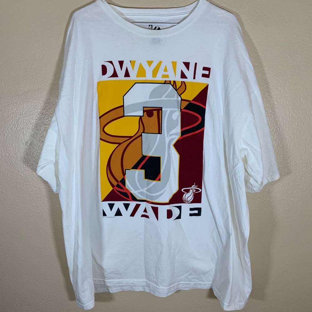 Majestic Miami heat Wade T-shirt